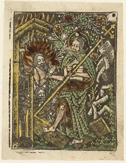 Block Book Prints: Christ in Limbo, 1460-65. Creator: Unknown