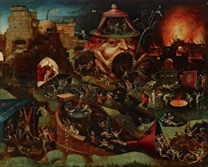 Scenes Prints: Christ in Limbo, about 1575. Creator: Workshop of Hieronymus Bosch