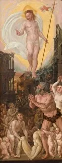 Christ in Limbo, c. 1550 / 1575. Creator: Workshop of Hans Mielich
