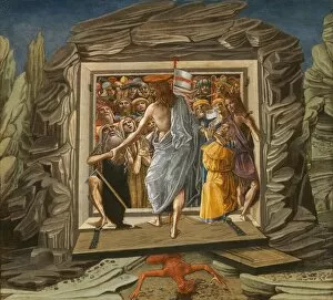Saving Gallery: Christ in Limbo, probably 1491. Creator: Benvenuto di Giovanni