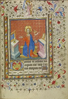 Tablets Of Stone Prints: Christ in Majesty; Christ in Majesty between the Altars of the New and Old Law