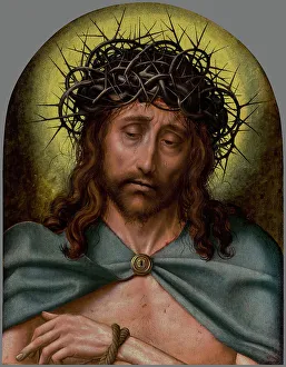 Metsys Quentin I Prints: Christ as the Man of Sorrows, about 1520-1525. Creator: Quentin Metsys I