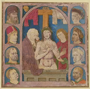 Martin Prints: Christ as the Man of Sorrows between Mary and John