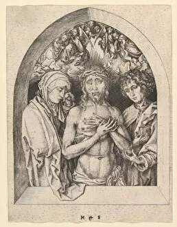 Christ as the Man of Sorrows with the Virgin and St. John, ca. 1435-1491