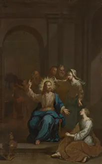 Martha Prints: Christ with Martha and Mary. Creator: Anon