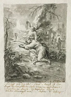 Martin Johann Schmidt Prints: Christ on the Mount of Olives, 1788. Creator: Martin Johann Schmidt (Austrian, 1718-1801)