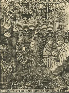 Mount Of Olives Gallery: Christ on the Mount of Olives (Dotted Print), 1915. Creator: Unknown