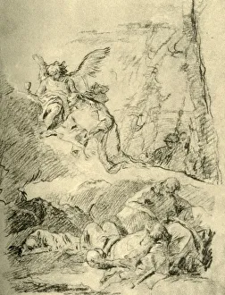 Von Hadeln Prints: Christ on the Mount of Olives, mid 18th century, (1928). Artist: Giovanni Battista Tiepolo