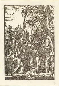 Christ Nailed to the Cross, c. 1513. Creator: Albrecht Altdorfer