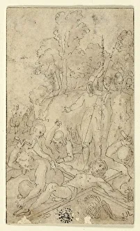 Christ Being Nailed to the Cross, n.d. Creator: Friedrich Sustris
