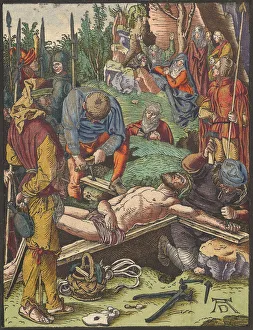 Pliers Prints: Christ Nailed to the Cross, from the Small Woodcut Passion. n. d. Creator: Albrecht Durer