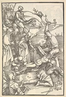 Baldung Grien Hans Gallery: Christ Nailed to the Cross; verso: Christ Nailed to the Cross