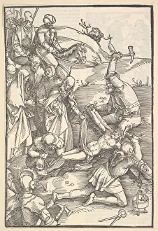 Pliers Prints: Christ Nailed to the Cross; verso: Christ Nailed to the Cross