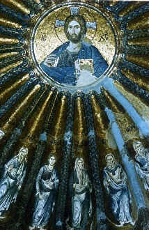 Byzantine Gallery: Christ Pantocrator, c1310-c1320