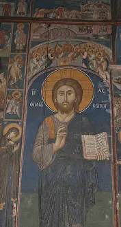 Saviour Of The World Gallery: Christ Pantocrator, ca 1350. Artist: Anonymous