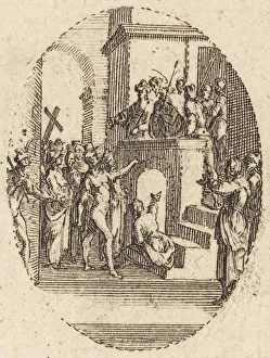 Governor Of Judea Prints: Christ before Pilate, c. 1631. Creator: Jacques Callot
