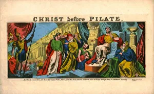 Pontius Prints: Christ before Pilate. Creator: Unknown
