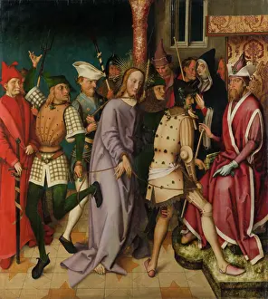 Penitentiary Prints: Christ before Pontius Pilate, 1501. Creators: Hans Holbein the Elder, Jesus Christ