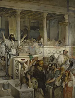 Images Dated 14th June 2017: Christ Preaching at Capernaum, 1878-1879