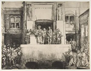 Rembrant Van Rijn Prints: Christ Presented to the People, 1655. Creator: Rembrandt Harmensz van Rijn