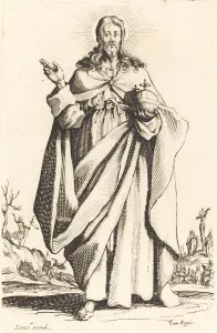 Saviour Prints: Christ, published 1631. Creator: Jacques Callot