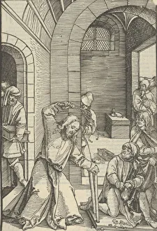 Expelling Prints: Christ Purifying the Temple, from Speculum passionis domini nostri Ihesu Christi, 1507