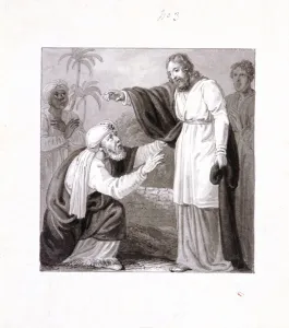 Corbould Prints: Christ and the Rich Man with the Dying Son, c1810-c1844. Artist: Henry Corbould