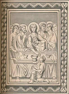 Sere Prints: Christ and saints, 12th century, (1849). Creator: Bisson & Cottard
