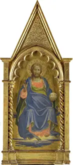 Saviour Prints: Christ as Salvator Mundi, 1404-1407. Creator: Gherardo di Jacopo