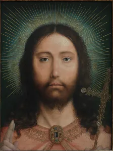 Saviour Prints: Christ as Salvator Mundi, 1505. Creator: Massys, Quentin (1466-1530)