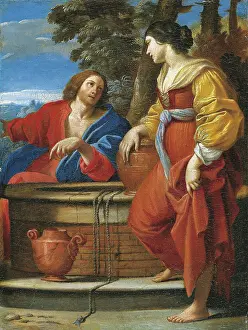 Water Supply Prints: Christ with the Samaritan Woman at the Well, c1609-1610. Creator: Sisto Badalocchio