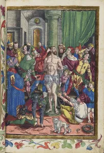 Albrecht 1471 1528 Prints: Christ is scourged in Pilate's house
