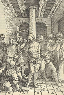 Images Dated 3rd December 2020: Christ Scourged, from Speculum passionis domini nostri Ihesu Christi, 1507