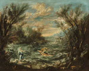 Magnasco Alessandro Prints: Christ at the Sea of Galilee, c. 1740. Creator: Alessandro Magnasco