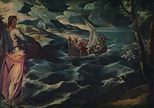 Jacopo Comin Prints: Christ at the Sea of Galilee, c1575-1580 Artist: Jacopo Tintoretto