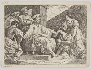 Disciple Gallery: Christ seated preaching, 1766?. Creator: Giuseppe Cades