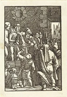 Altdorfer Albrecht Prints: Christ Shown to the People, c. 1513. Creator: Albrecht Altdorfer