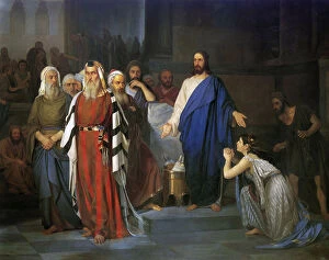 Images Dated 10th February 2011: Christ and a Sinner, 1879