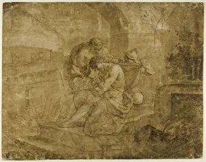 Lead White Prints: Christ Stripped of His Garments, n.d. Creators: Lorenzo Garbieri, Jesus Christ