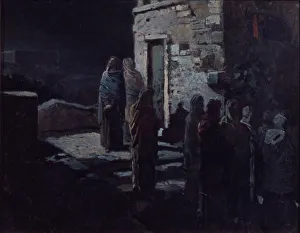 Loyalty Prints: Christ after the Last Supper at Gethsemane, 1888. Artist: Ge, Nikolai Nikolayevich