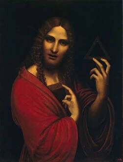 Saviour Of The World Gallery: Christ with the Symbol of the Trinity, First Half of 16th cen