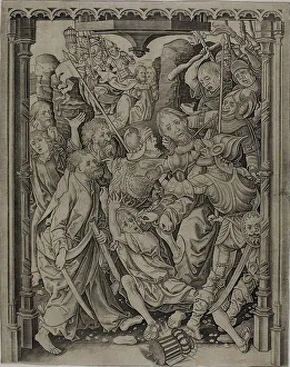 Arresting Prints: Christ Taken Captive, c.1480. Creator: Master IAM of Zwolle