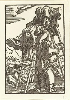 Altdorfer Albrecht Prints: Christ Taken Down from the Cross, c. 1513. Creator: Albrecht Altdorfer