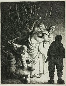 Mount Olivet Prints: Christ Taken, from The Passion, c. 1635. Creator: Jan Georg van Vliet