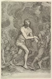 Mellan Claude Collection: Christ Taken by Soldiers (La Montee au Calvaire), 1659. Creator: Claude Mellan