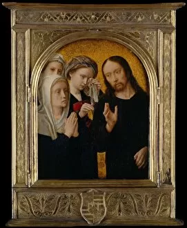Gerard David Gallery: Christ Taking Leave of His Mother, ca. 1500. Creator: Gerard David