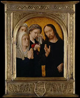 Crying Prints: Christ Taking Leave of His Mother, ca. 1500. Creator: Gerard David
