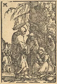 Albrecht Altdorfer Gallery: Christ Taking Leave of His Mother, from The Fall and Salvation of Mankind Through the