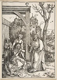 Christ Taking Leave of His Mother, from The Life of the Virgin, ca. 1504
