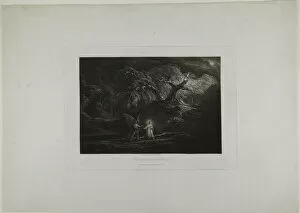 Cavern Collection: Christ Tempted in the Wilderness, 1824. Creator: John Martin